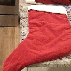 5 Pottery Barn Christmas stockings. Item #2743516